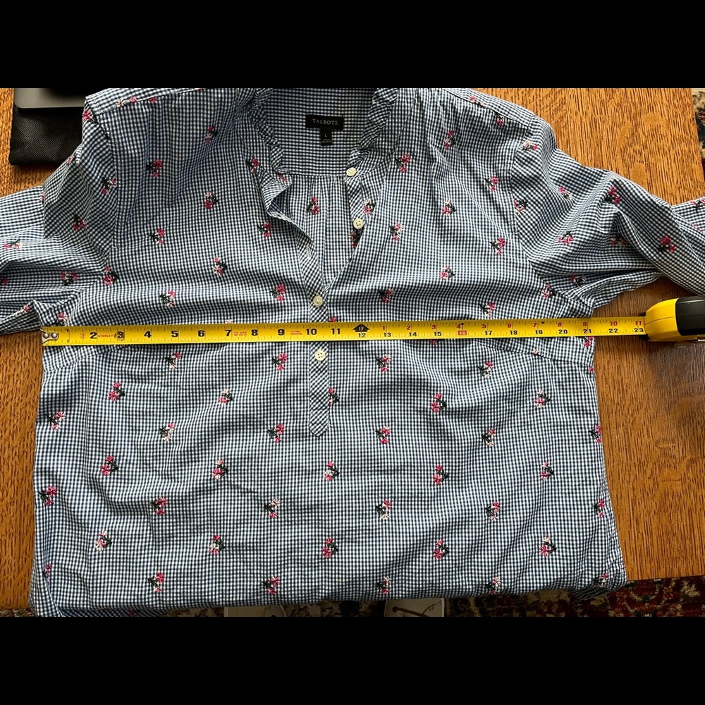 Talbots Pop-Over Shirt - Picture 9 of 10